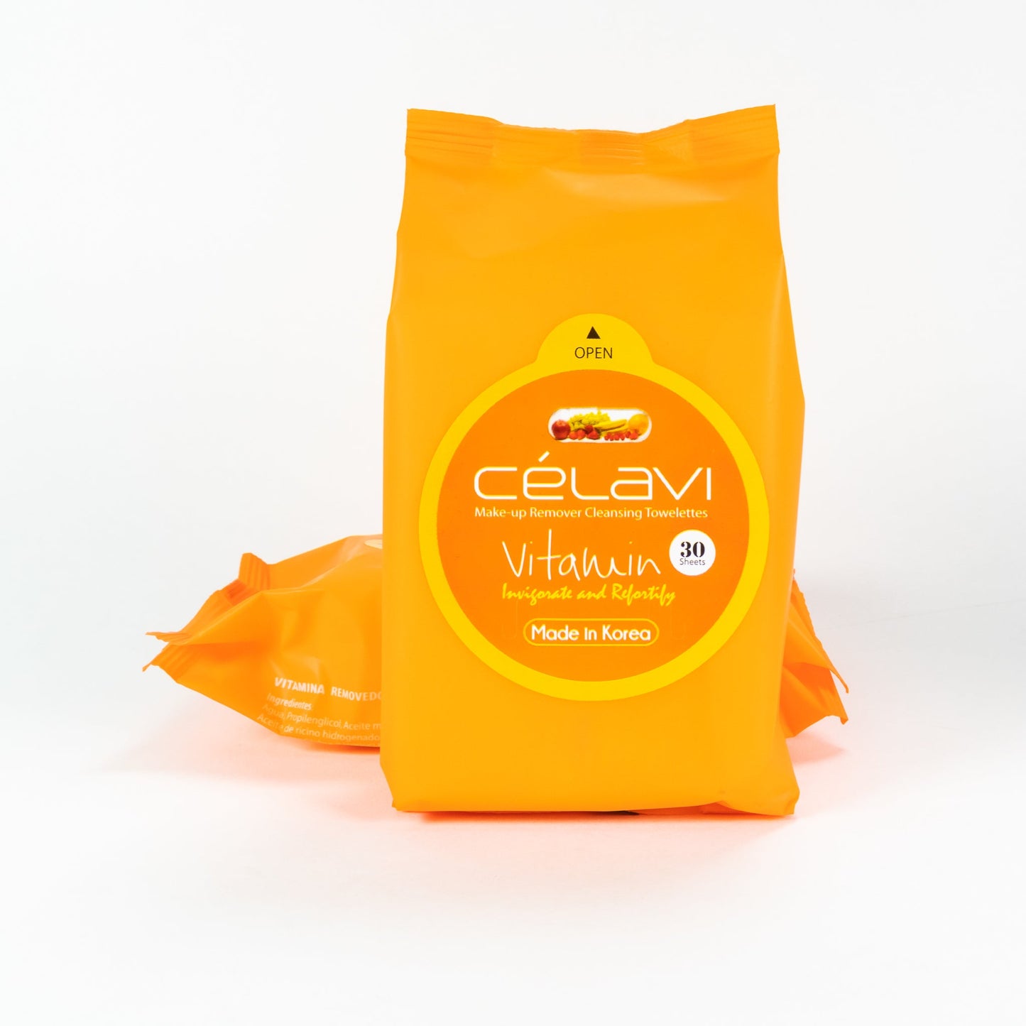 Celavi Vitamin Makeup Remover Cleansing Wipes (Pack of 2)