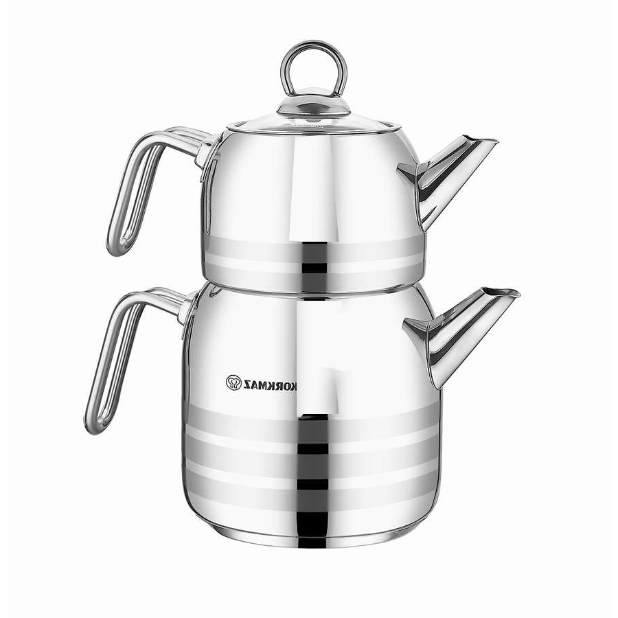 Korkmaz Astra Stainless Steel Tea Pot Set