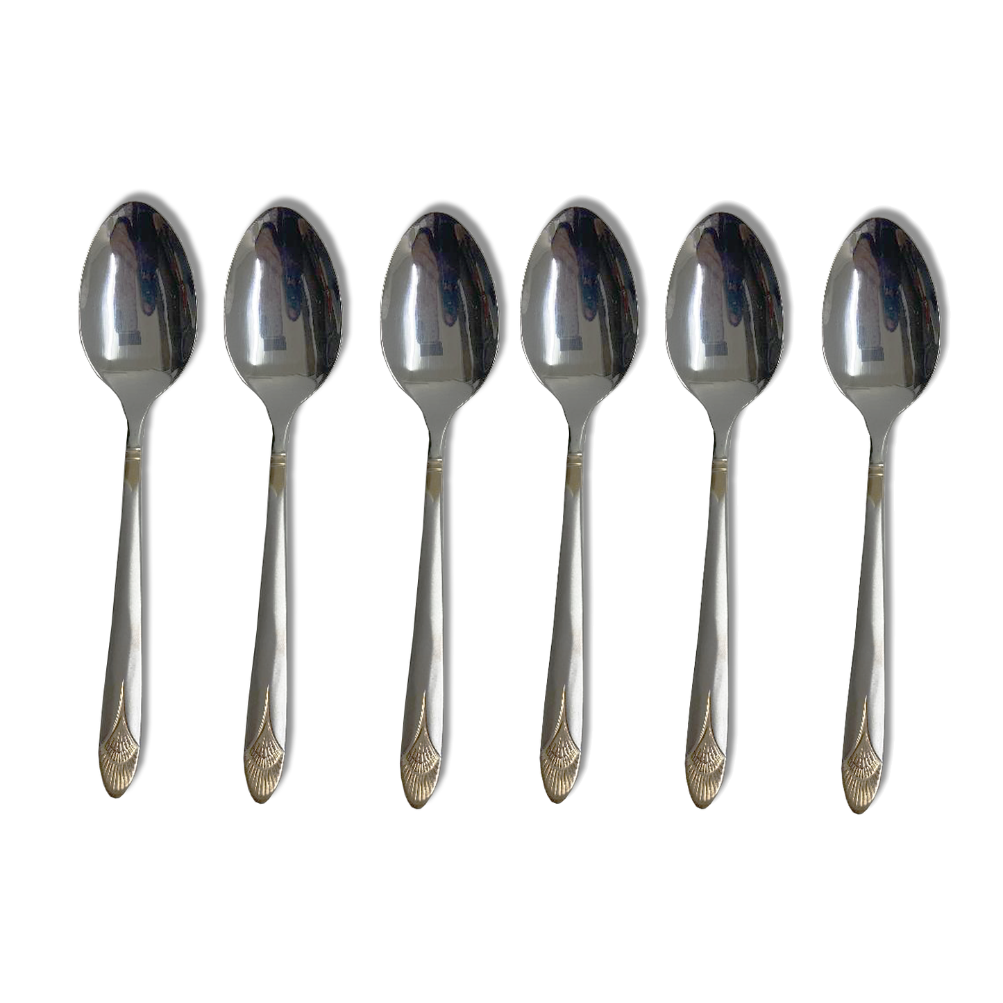24 PC Silver & Gold Flatware Cutlery Set