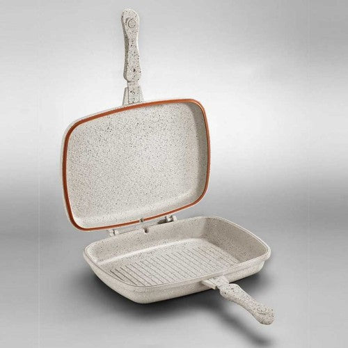 34cm Korkmaz Duplo Double Grill Frying Pan