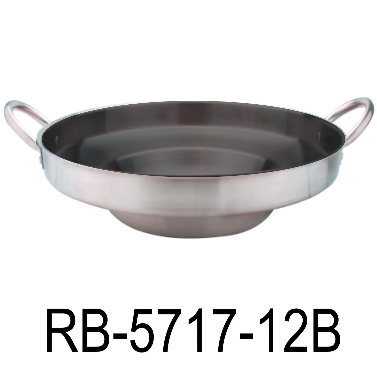 23" Black High Concord Stainless Steel Comal Cazo