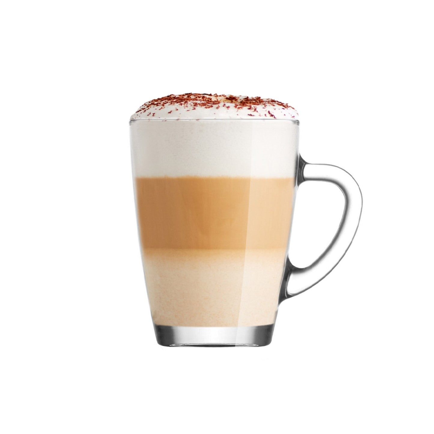 6 PC Clear Mug Set With Handle