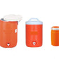 3 PC Orange Water Cooler Set