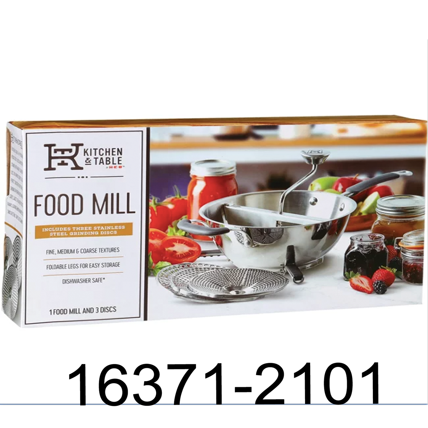 Kitchen & Table by H-E-B Stainless Steel Food Mill