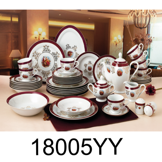49 PC Mulberry Unique Royal Dinner Set