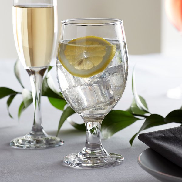6 PC 10.5 Oz Cristar PROVENZA Water Goblet Glasses