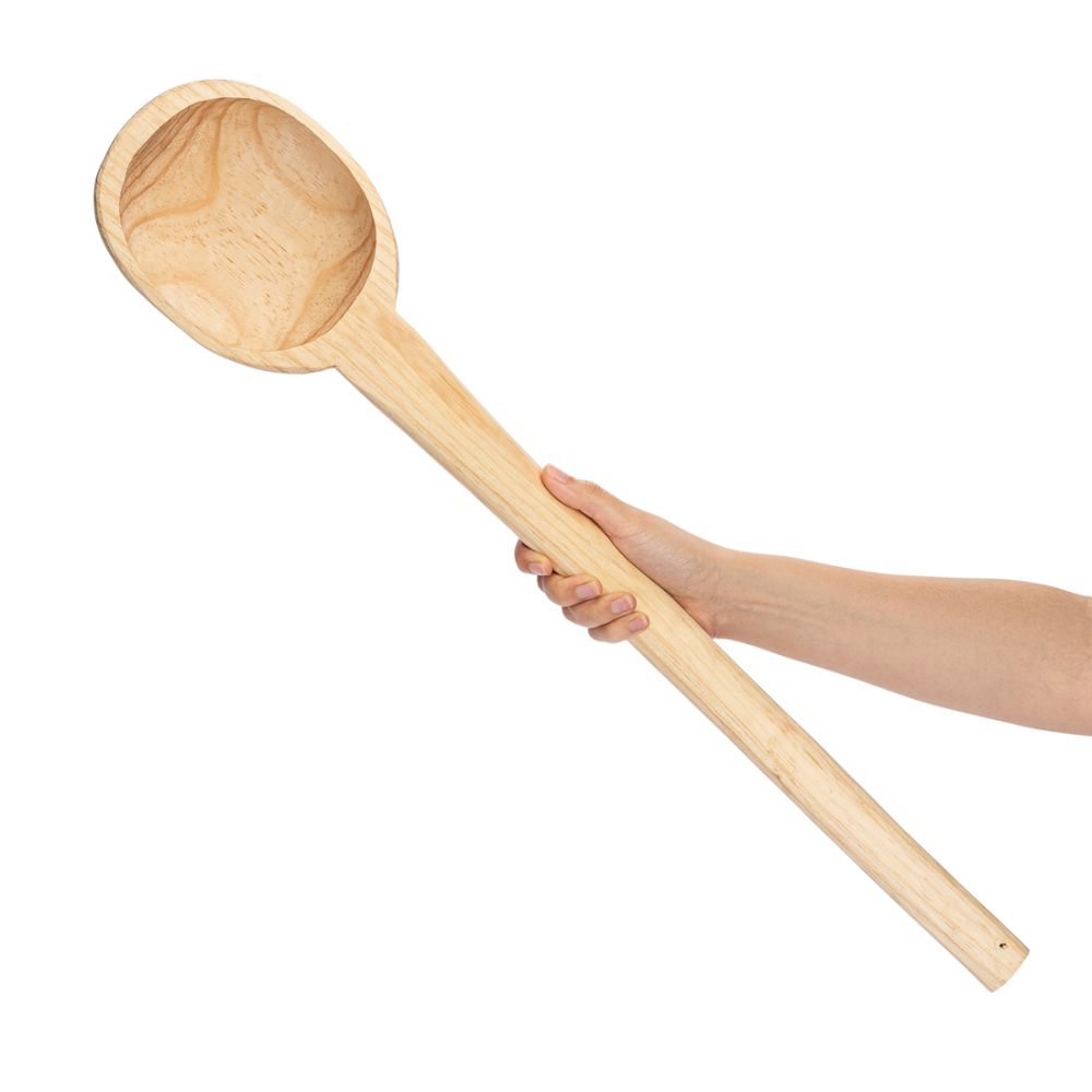 22.5" Wooden Spoon With Long Hand