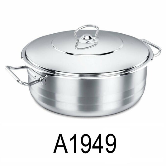 30L Stainless Steel Low Pot