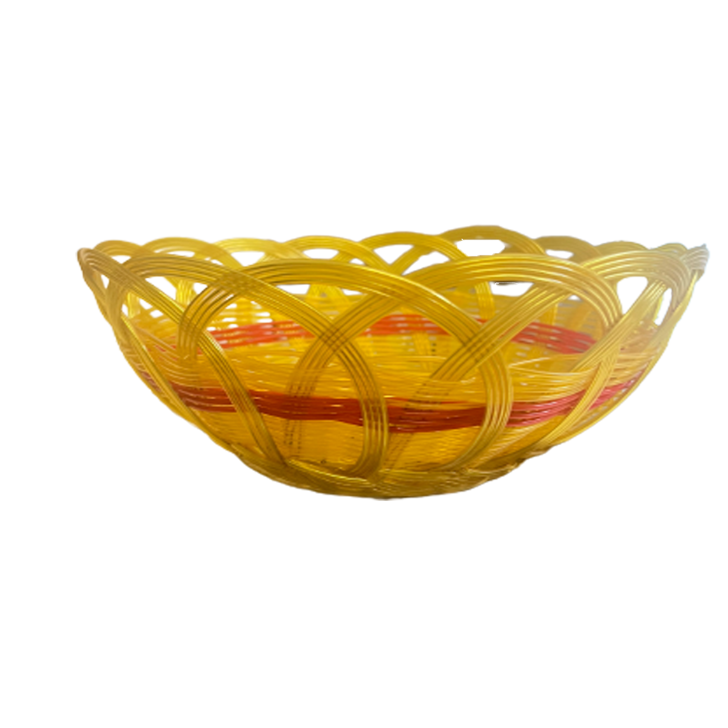 9.25" Eco-friendly Plastic Bread Basket-stripe
