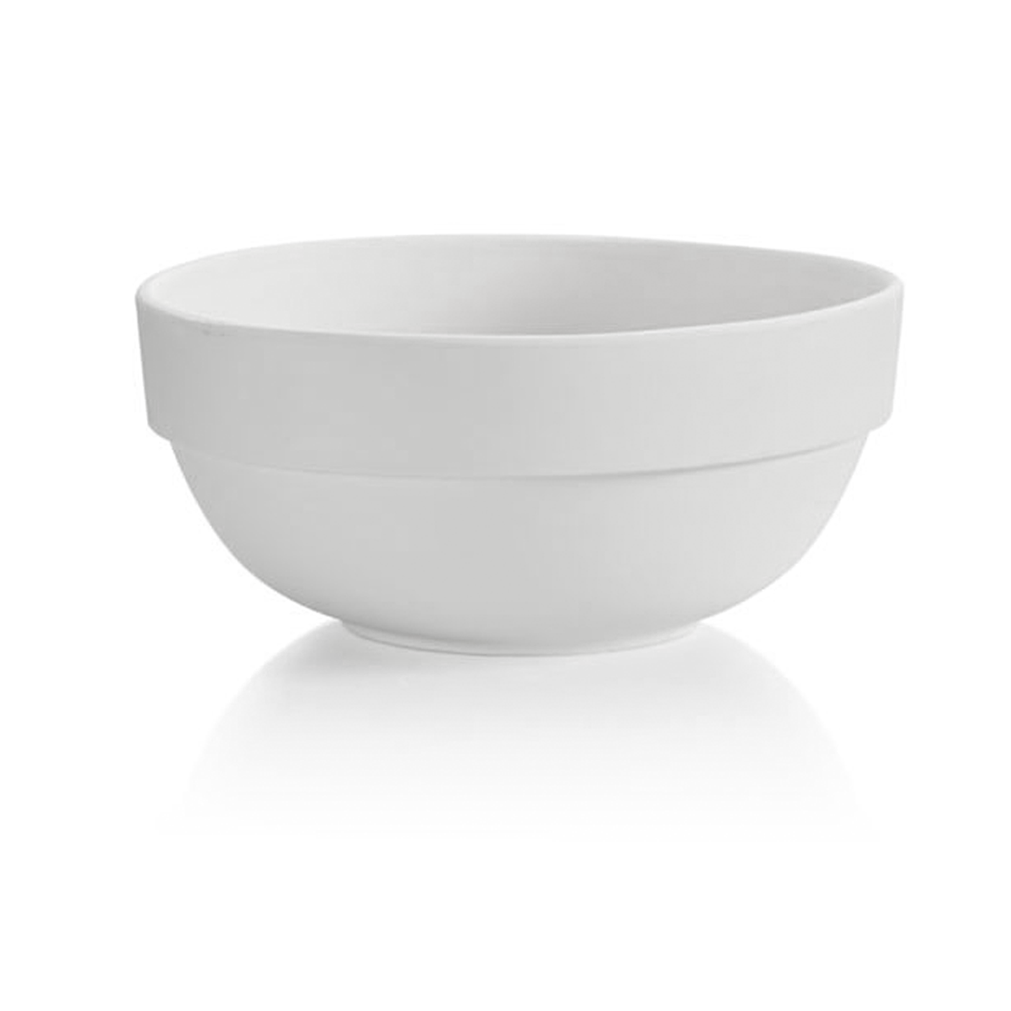 8" Porcelain White Bowl