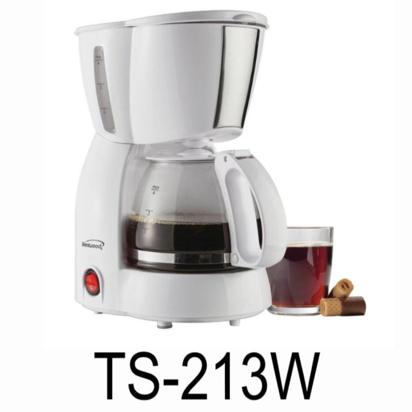 4 Cups Brentwood Coffee Maker Cafeteria