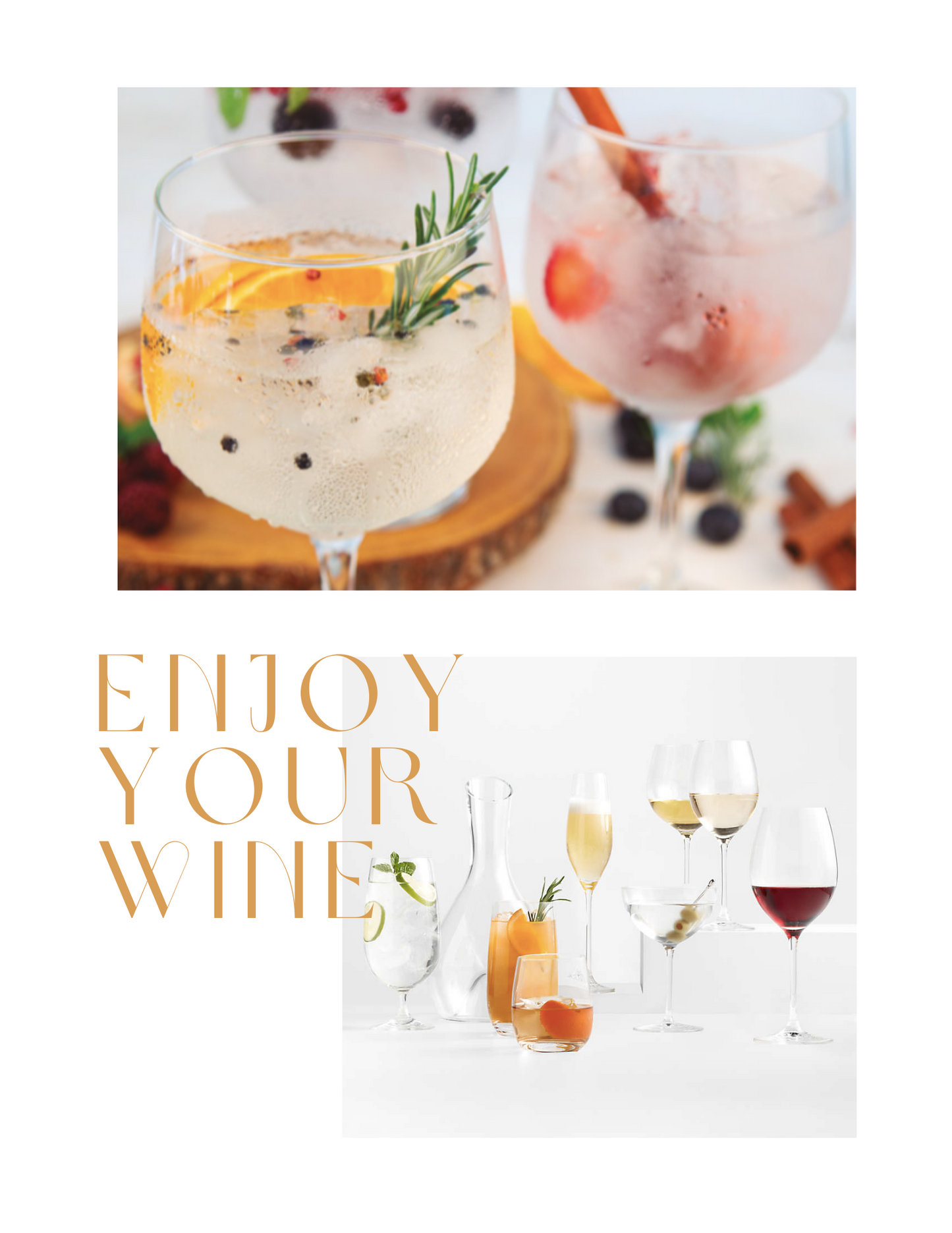 6 PC 8.5 Oz Cristar Versalles Wine Glasses