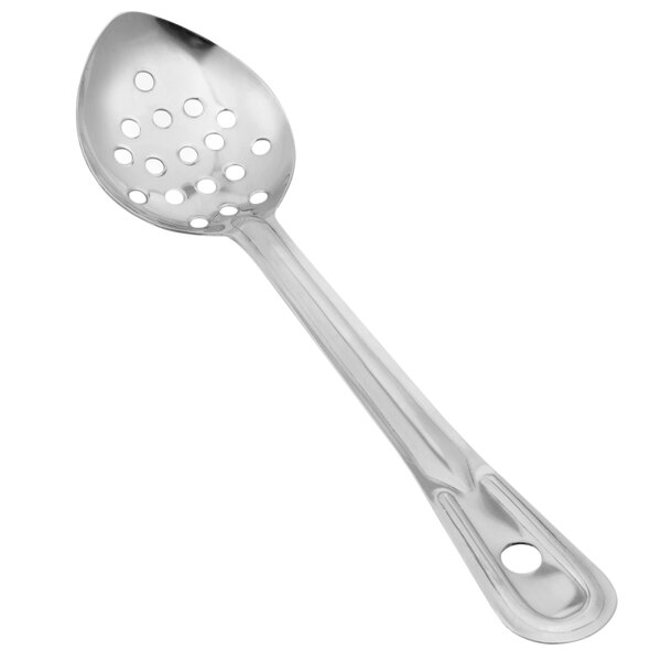 18" Stainless Steel Perforated Basting Spoon
