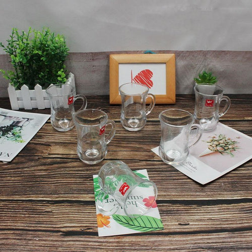 6 PC Classic Glass Cup Set