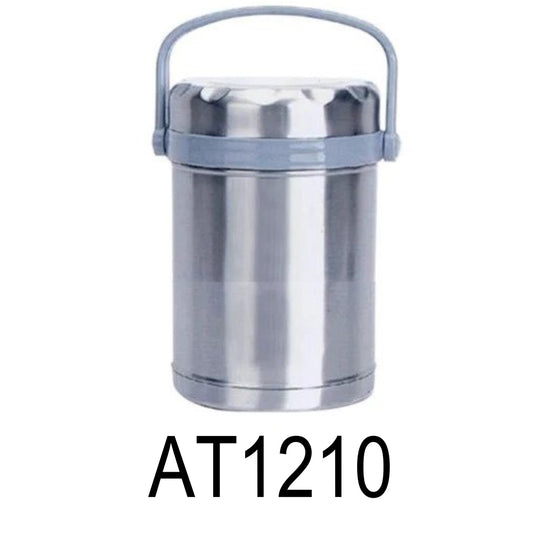 2 Containers Stainless Steel Thermal Pot