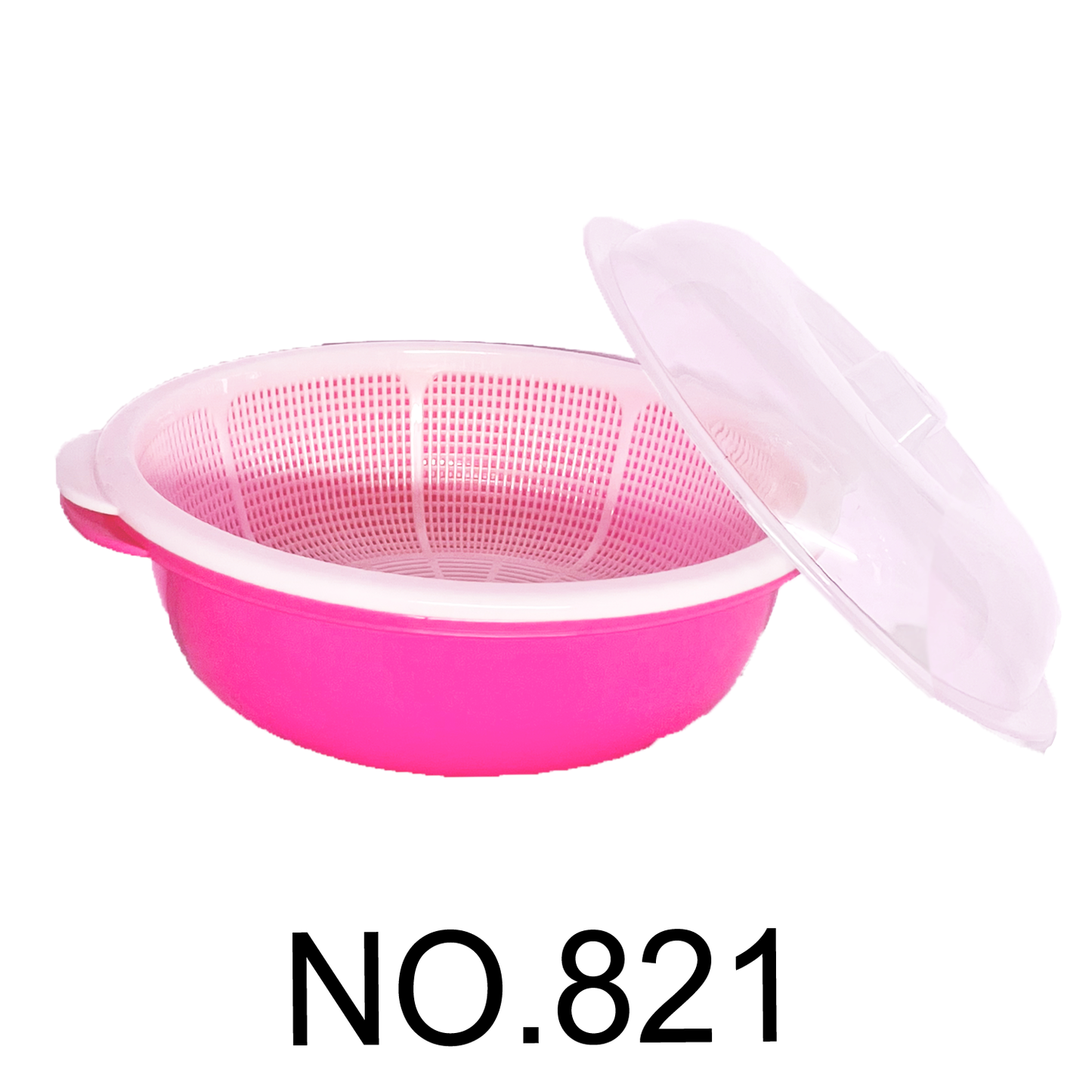 3L Pink Mixing Bowl w/ Lid