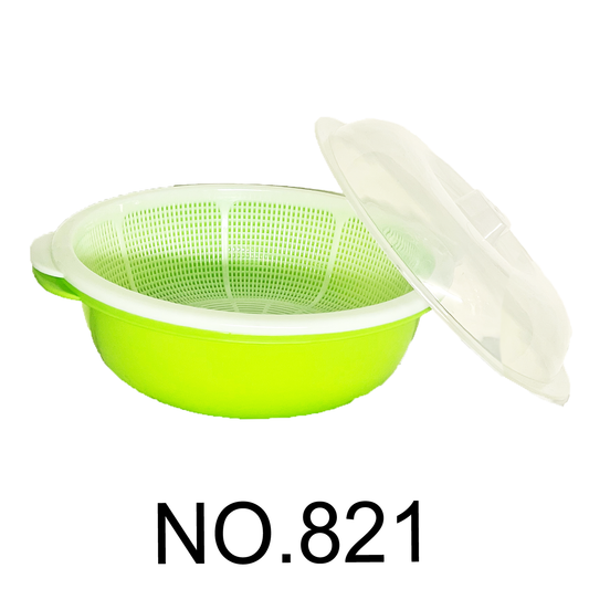 3L Green Mixing Bowl w/ Lid