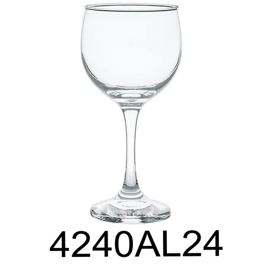 6 PC 9 Oz Cristar Premiere Wine Goblet Glasses