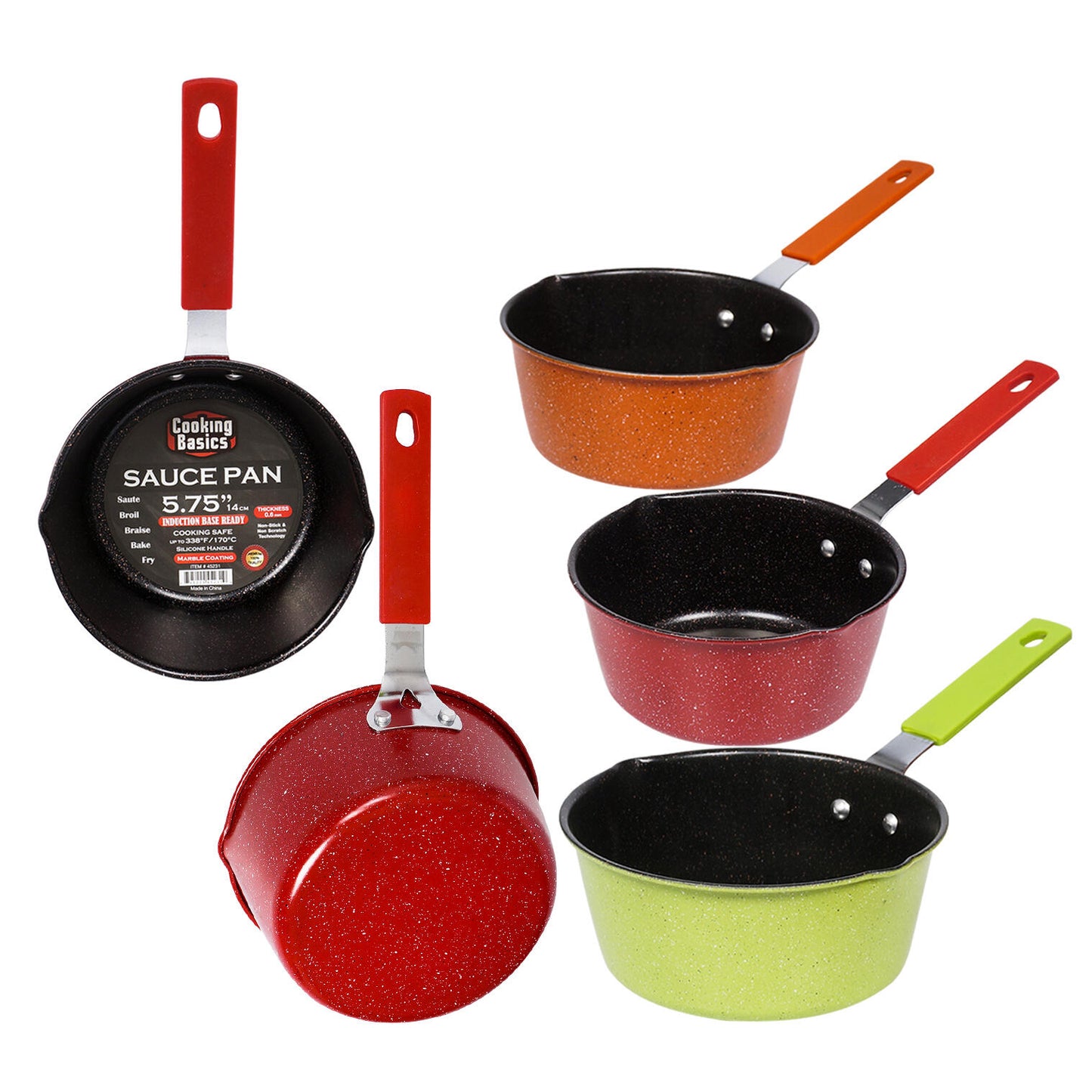 5.75" Sauce Pan-Orange