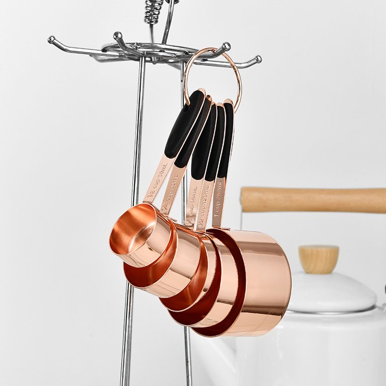 5 PC Rose Gold Measuring Cup