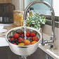 22cm Stainless Steel Colander with Long Handle