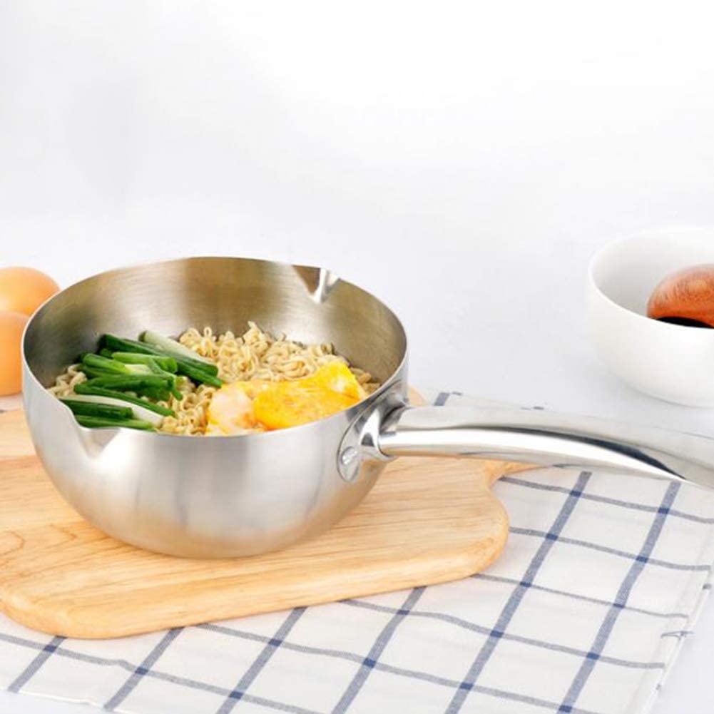 20cm Non-Stick Flat Bottom Saucepan With 2 Spouts (1 PC)