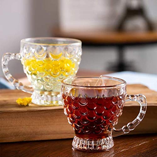 12 PC Bubble Glass Tea Cup Set