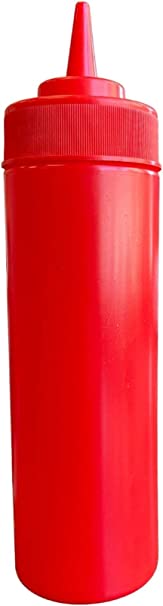 5 PC Pack 24 Oz Bottle- Red 1 Pump