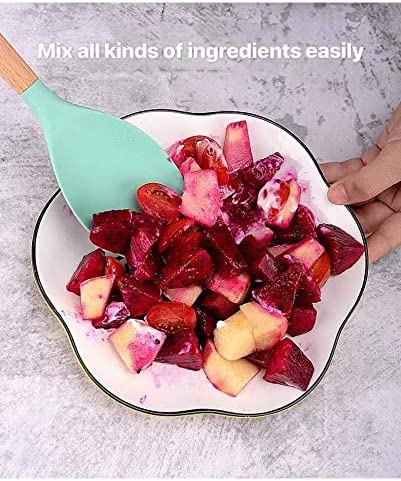 12 PC Green Silicone Utensil Set With Storage Box