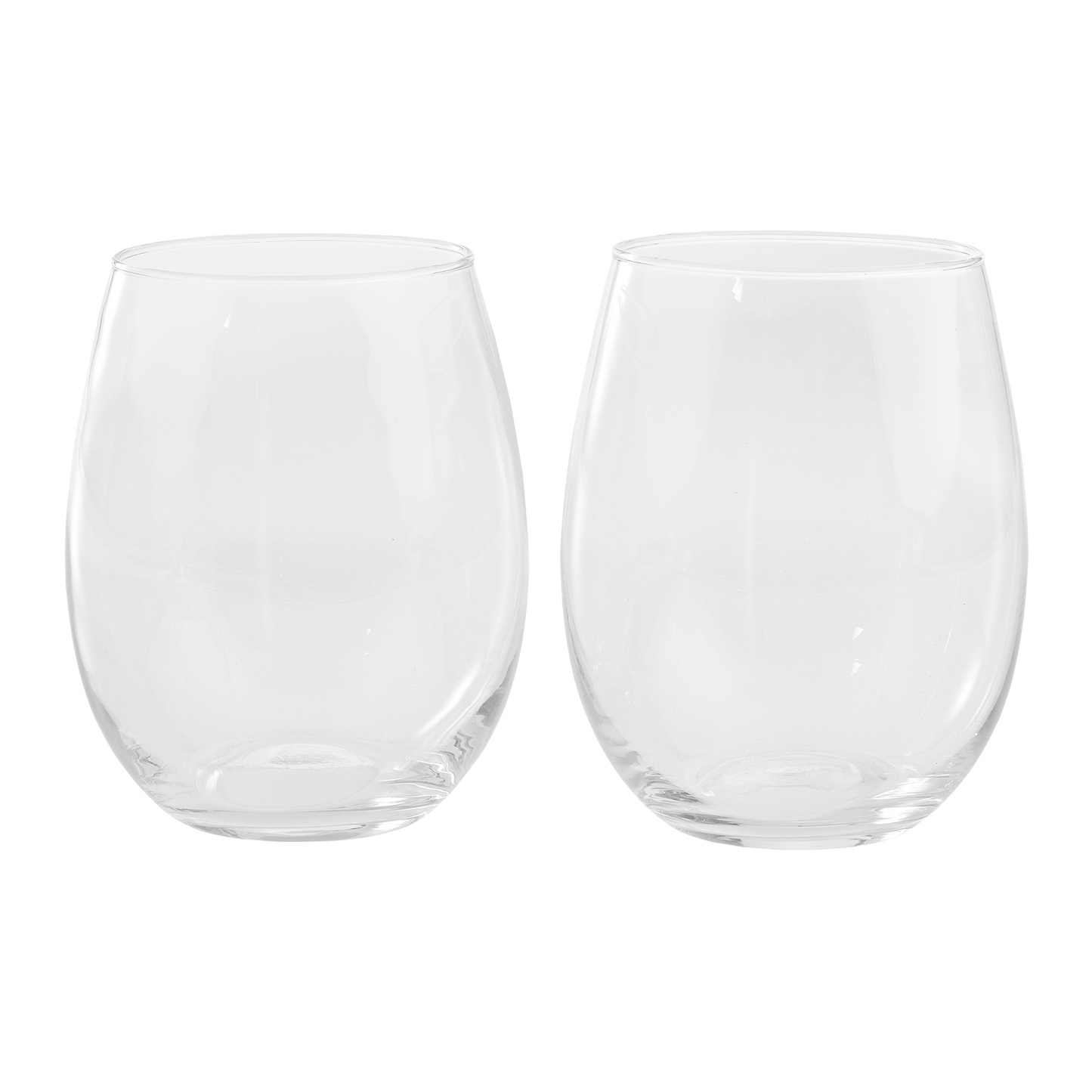 6 PC 15.5 Oz Cristar Stemless Wine Glasses