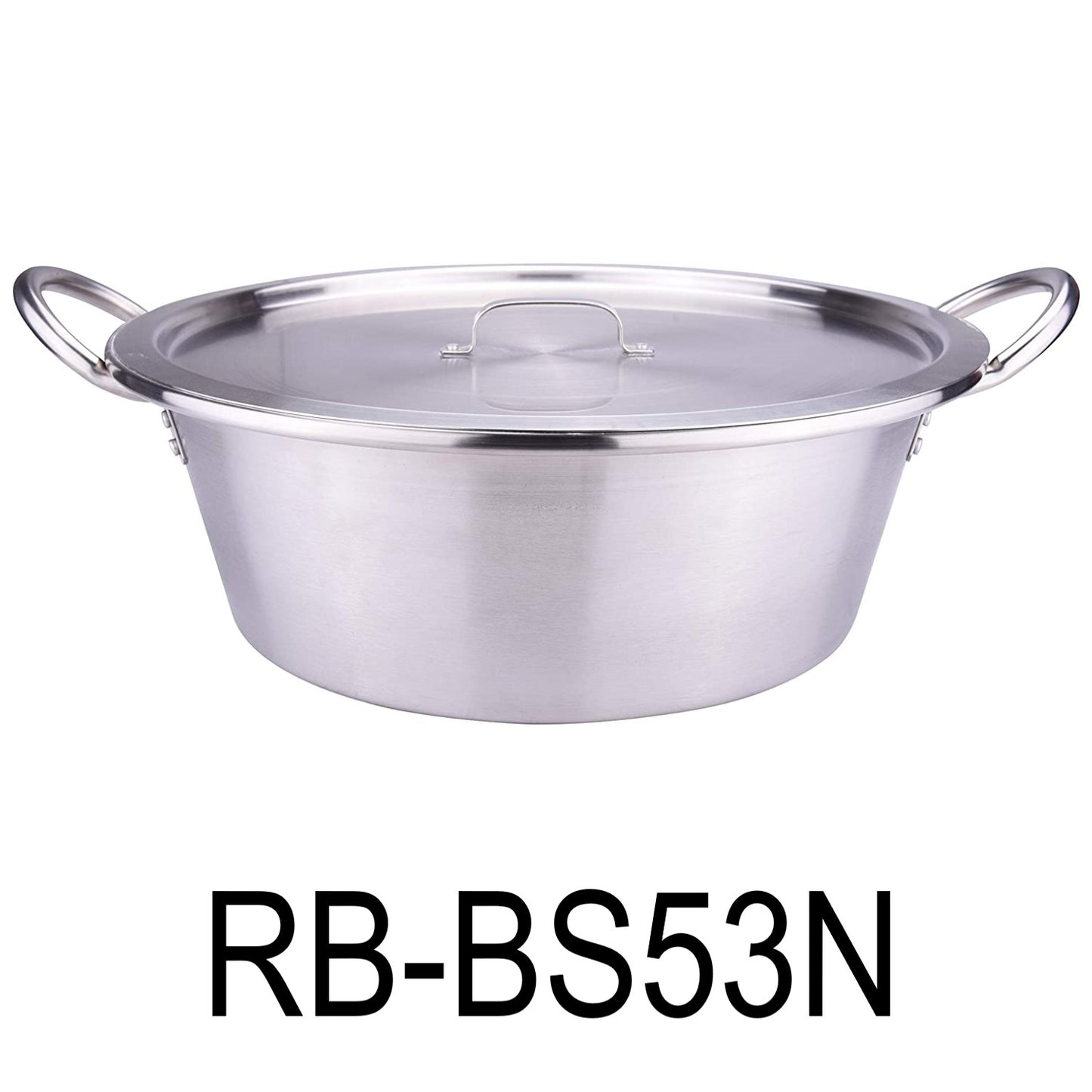 53cm Stainless Steel Cazo With Lid