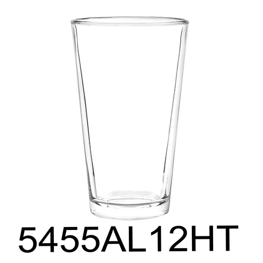 6 PC 16 Oz Cristar Vaso Herradura Glasses