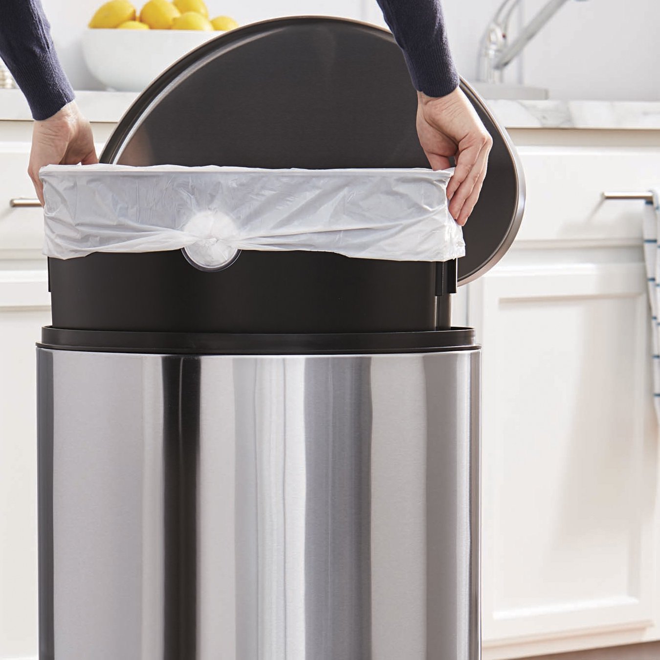 12L Round Step Trash Can