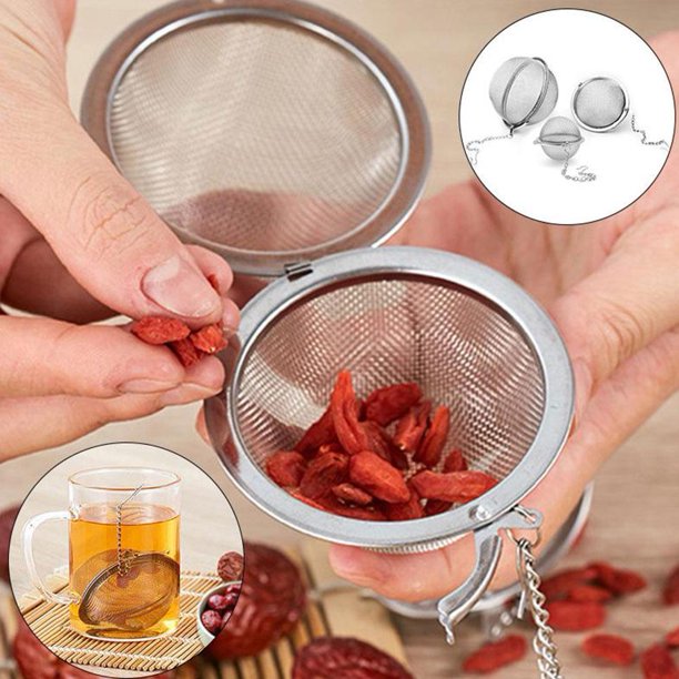 2 PC Stainless Steel Tea Ball / Infuser Strainer