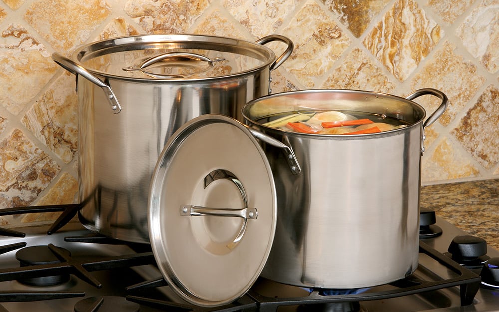 3 PC Medium Size Stainless Steel Tamales Stockpot With Steamer Rack