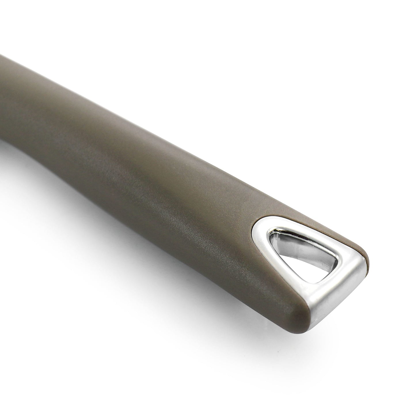 Martha Stewart Taupe Large Slotted Spatula