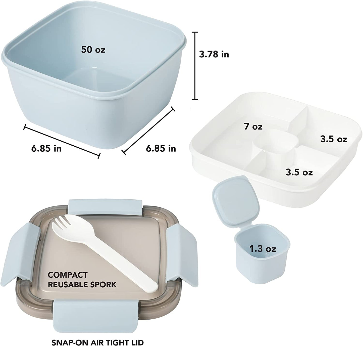 SPICE BY TIA MOWRY Thyme Stackable Bento Lunch Container