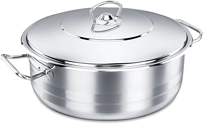 45L Stainless Steel Low Pot