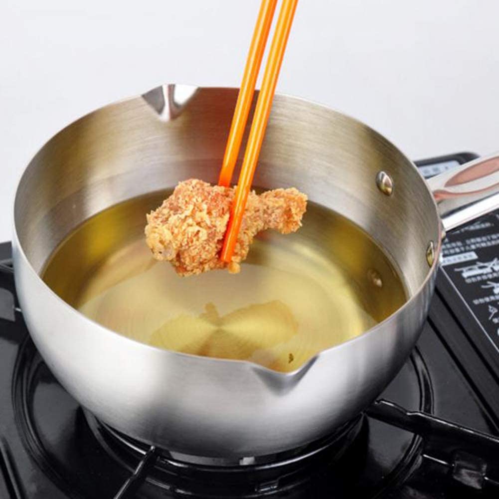 20cm Non-Stick Flat Bottom Saucepan With 2 Spouts (1 PC)