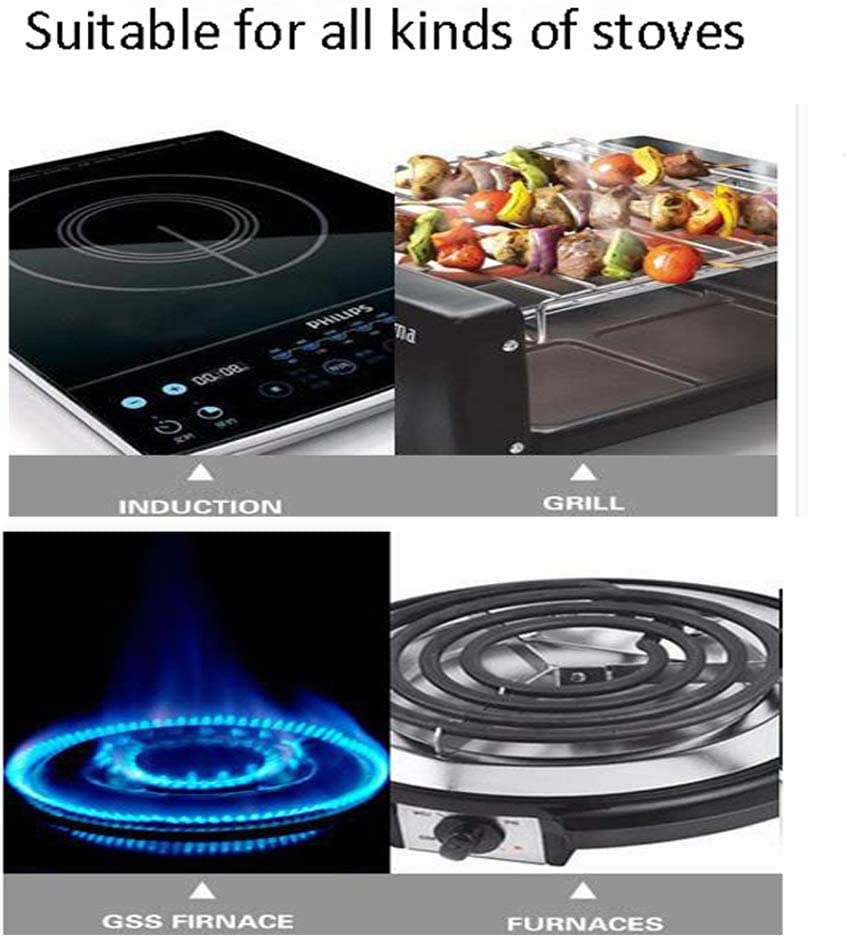 4 PC 24cm Super Double Capsulated Bottom Steamer