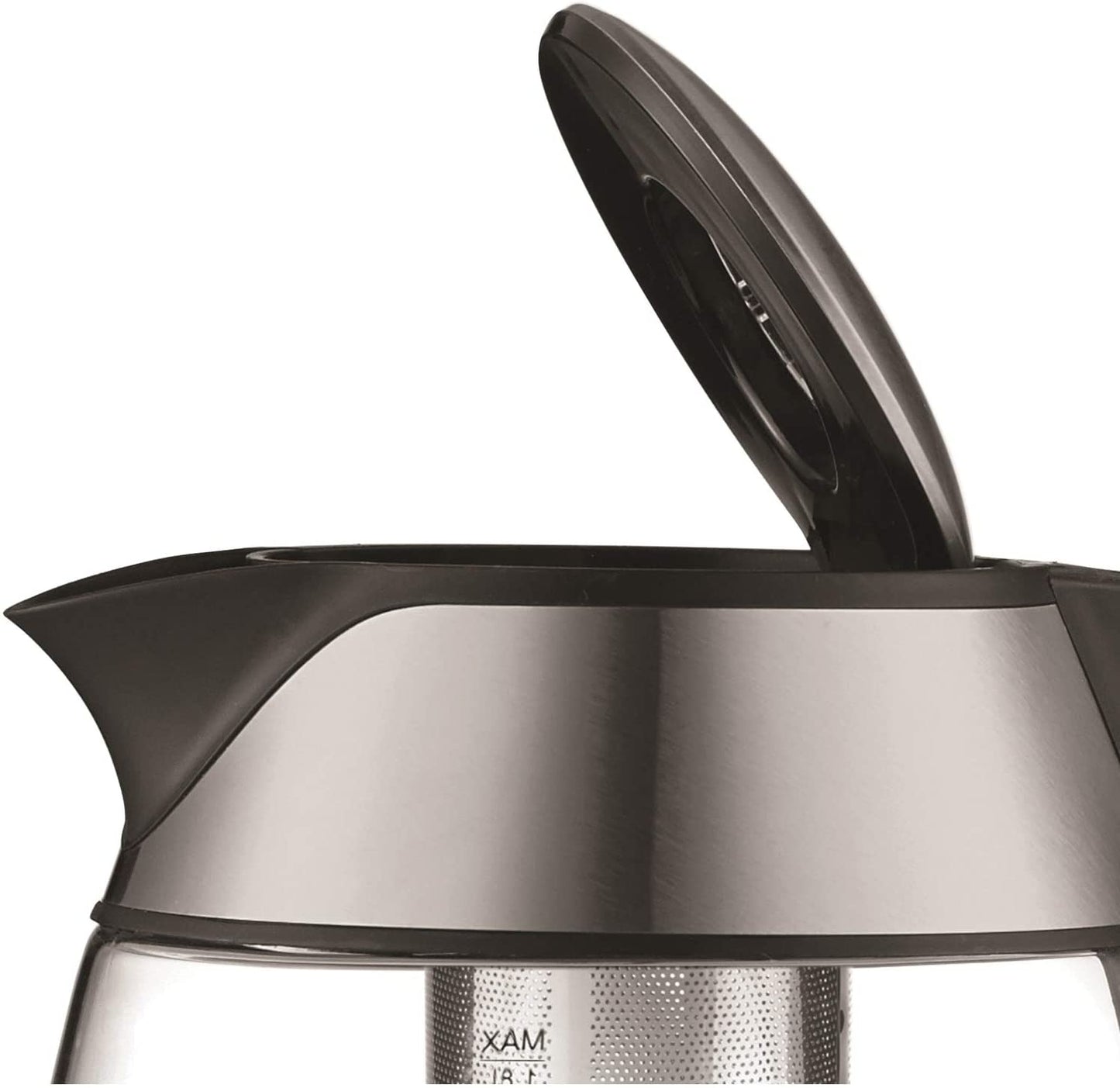 60oz / 1.8L Brentwood Electric Glass Kettle with Tea Infuser