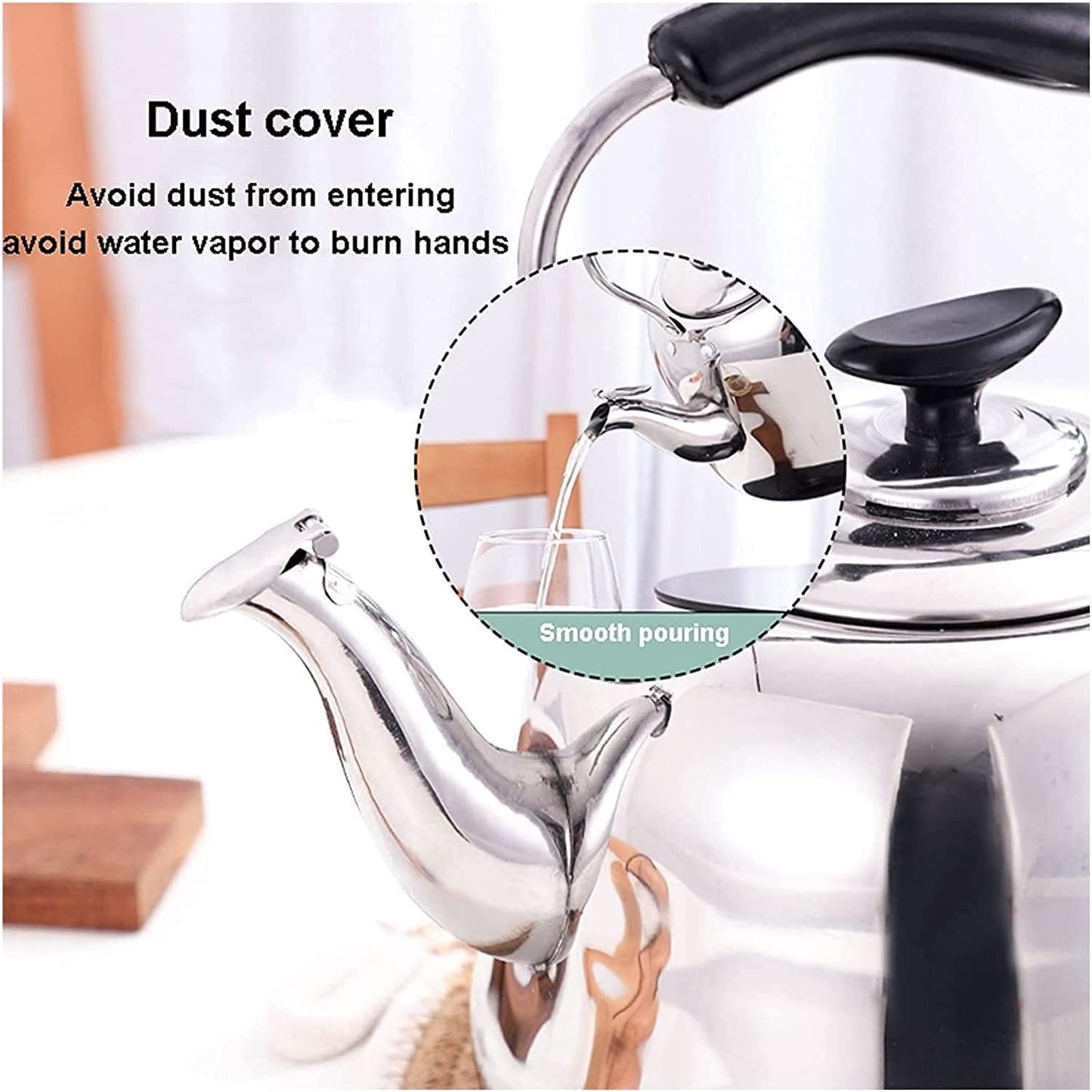 1L Stainless Steel Kettle