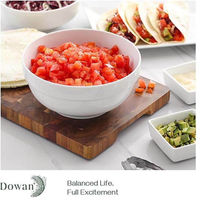 7" Porcelain White Bowl