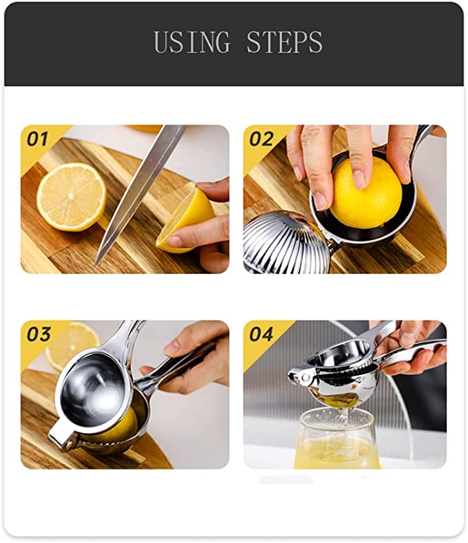 Big Cast Aluminium Lemon Lime Squeezer Juicer