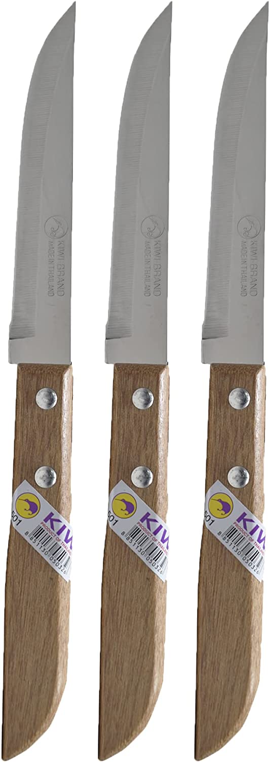 3 PC Kiwi Stainless Steel Kitchen Knife - 501