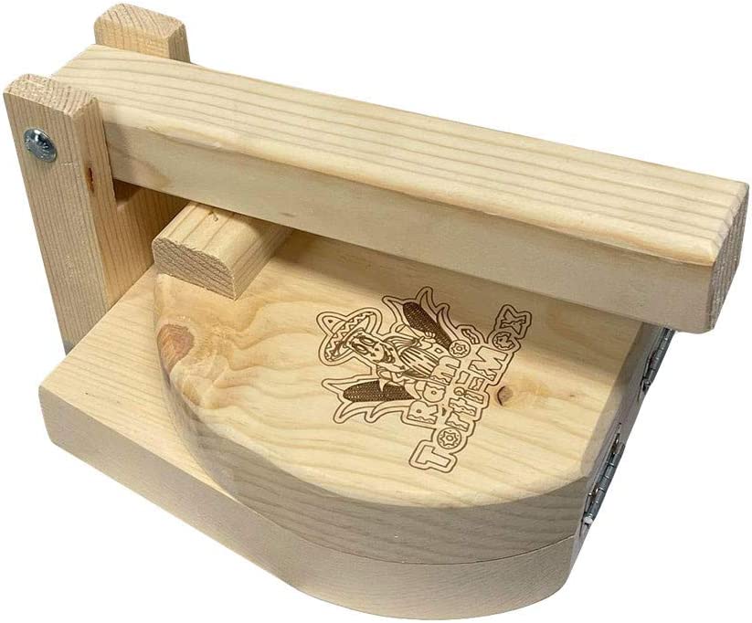 7" Round Wooden Tortilla Press