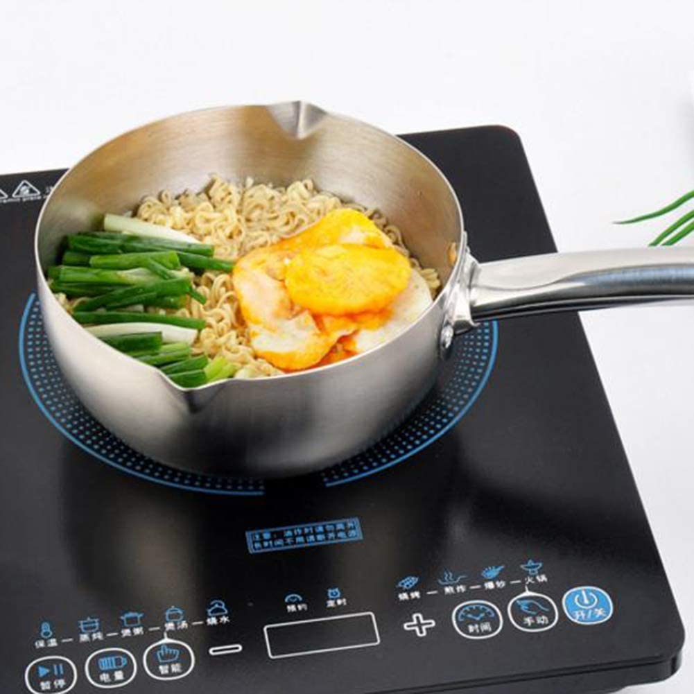 20cm Non-Stick Flat Bottom Saucepan With 2 Spouts (1 PC)