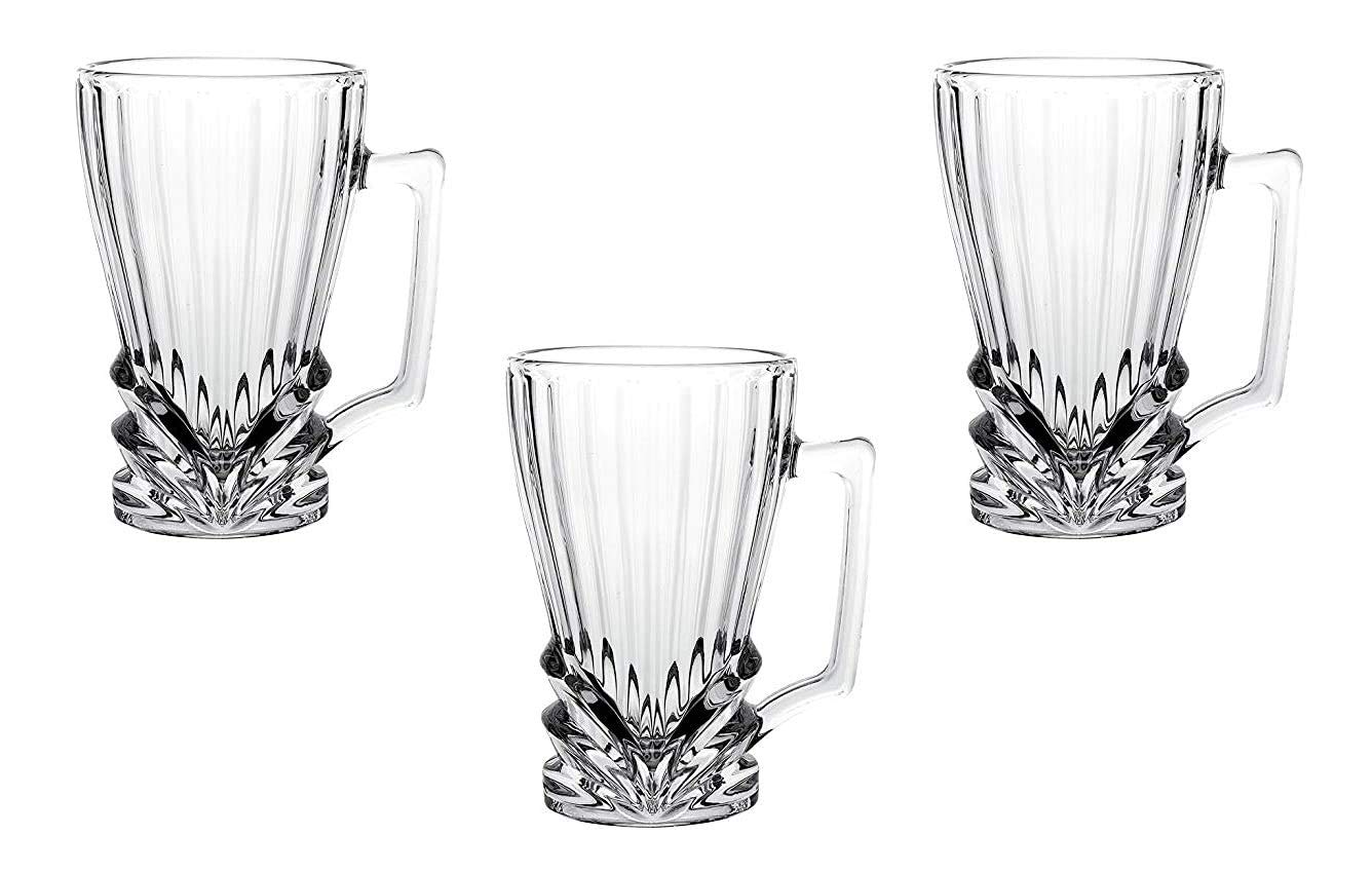 6 PC Royal Clear Tea Cup Set