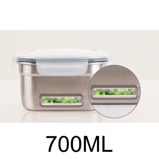 700ml Fresh Produce Container With Flow-through Vent System