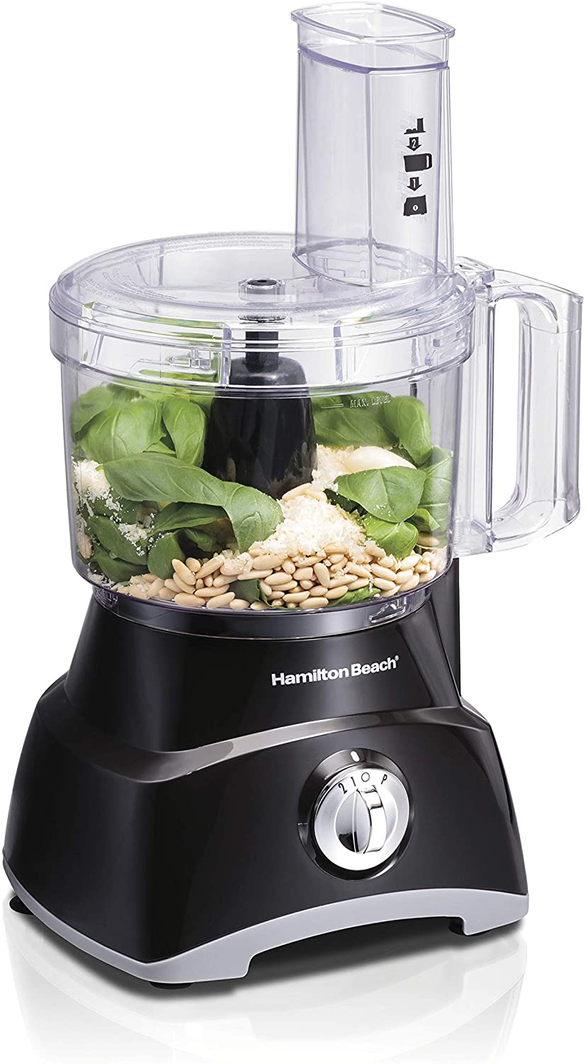 Hamilton Beach 8-Cup Compact Food Processor Black